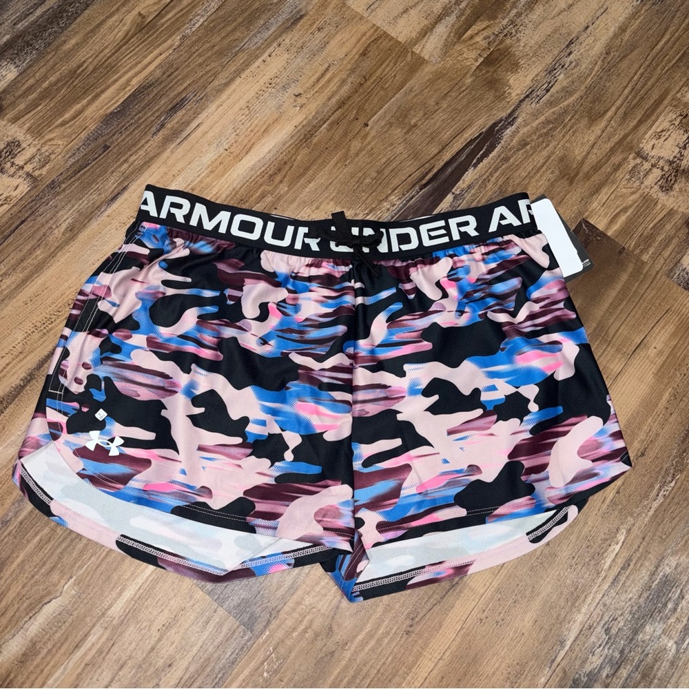 Girls’ Youth XL Under Armour lot tank top, tshirt & shorts NWT - Picture 4 of 10
